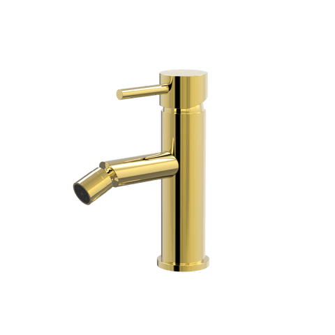 Tapware ParTaps Lugano Bidet Mixer Colour: Gold Place & Palette