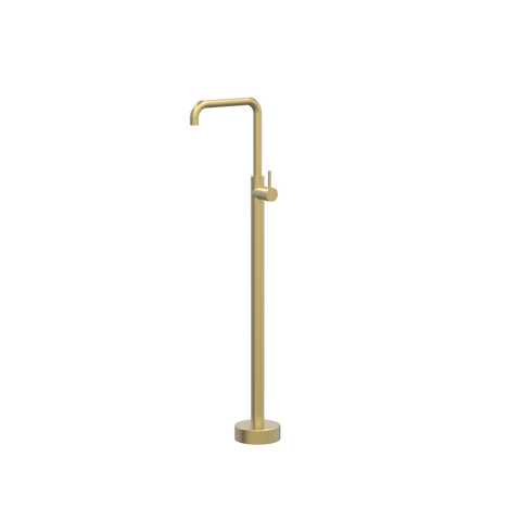 Tapware ParTaps Lugano Floor Bath Filler Mixer Colour: Chrome Style: Gooseneck Place & Palette