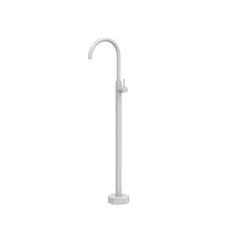 Tapware ParTaps Lugano Floor Bath Filler Mixer Colour: Chrome Style: Gooseneck Place & Palette