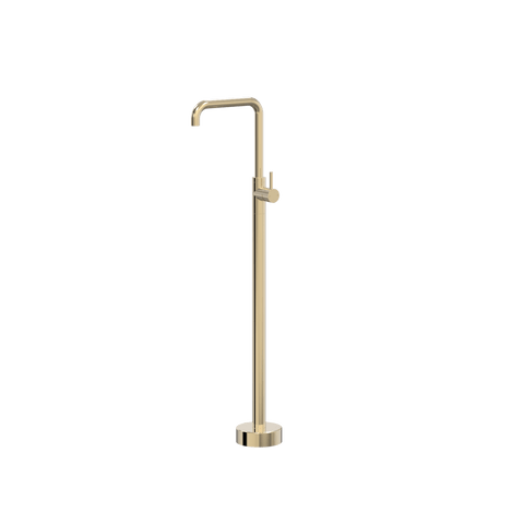 Tapware ParTaps Lugano Floor Bath Filler Mixer Colour: Brass Gold Style: 90 Degree Place & Palette