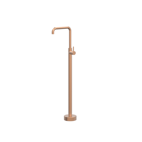 Tapware ParTaps Lugano Floor Bath Filler Mixer Colour: Brushed Copper Style: 90 Degree Place & Palette