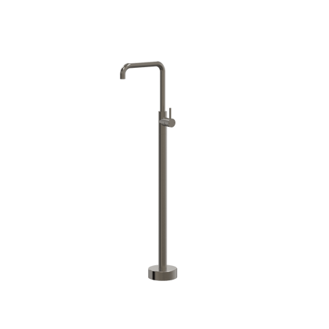 Tapware ParTaps Lugano Floor Bath Filler Mixer Colour: Brushed Gunmetal Style: 90 Degree Place & Palette