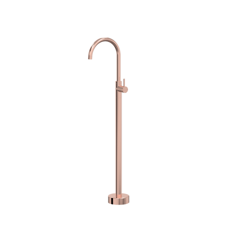 Tapware ParTaps Lugano Floor Bath Filler Mixer Colour: Copper Style: Gooseneck Place & Palette