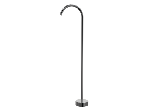 Tapware ParTaps Lugano Floor Filler Colour: Black Sapphire Outlet: Fixed - 250mm Place & Palette