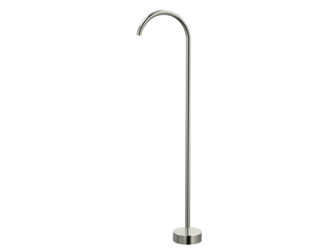 Tapware ParTaps Lugano Floor Filler Colour: Brushed Nickel Outlet: Fixed - 250mm Place & Palette