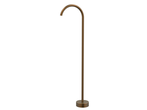 Tapware ParTaps Lugano Floor Filler Colour: Burnished Outlet: Fixed - 250mm Place & Palette