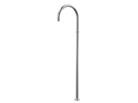 Tapware ParTaps Lugano Floor Filler Colour: Chrome Outlet: Swivel - 230mm Place & Palette