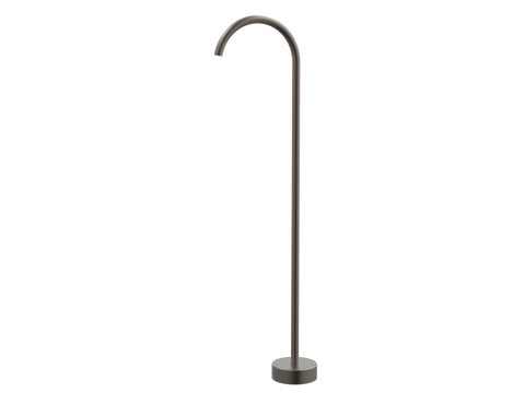 Tapware ParTaps Lugano Floor Filler Colour: Gunmetal Outlet: Fixed - 250mm Place & Palette