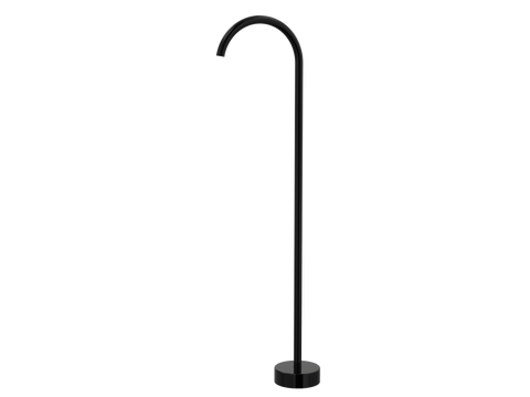 Tapware ParTaps Lugano Floor Filler Colour: Midnight Black Outlet: Fixed - 250mm Place & Palette