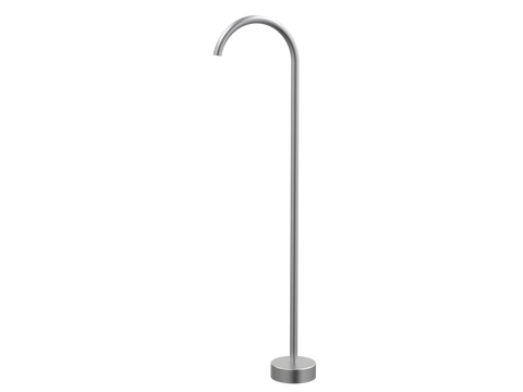 Tapware ParTaps Lugano Floor Filler Colour: Satin Pearl Outlet: Fixed - 250mm Place & Palette