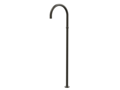 Tapware ParTaps Lugano Floor Filler Colour: Volcanic Grey Outlet: Swivel - 230mm Place & Palette