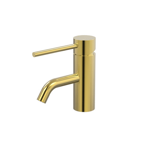 Tapware ParTaps Lugano Hob Basin Mini Mixer Colour: Brushed Gold Style: DDA Compliant Place & Palette