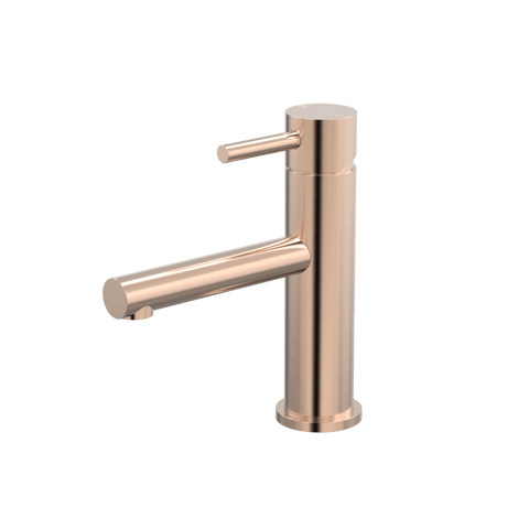 Tapware ParTaps Lugano Hob Basin Mixer Colour: Brushed Rose Gold Style: Straight Place & Palette
