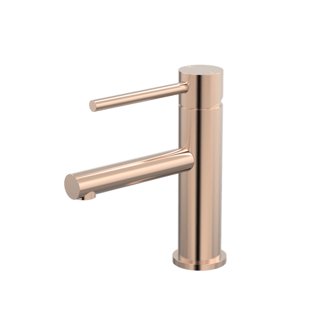 Tapware ParTaps Lugano Hob Basin Mixer Colour: Brushed Rose Gold Style: Straight DDA Compliant Place & Palette