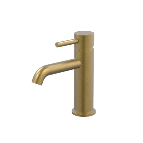 Tapware ParTaps Lugano Hob Basin Mixer Colour: Rumbled Brass Style: Original Place & Palette