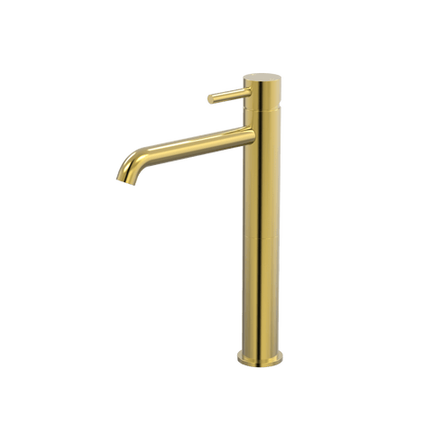 Tapware ParTaps Lugano Hob Basin Tower Mixer Colour: Brushed Gold Place & Palette