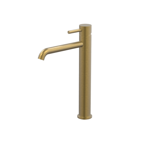 Tapware ParTaps Lugano Hob Basin Tower Mixer Colour: Rumbled Brass Place & Palette
