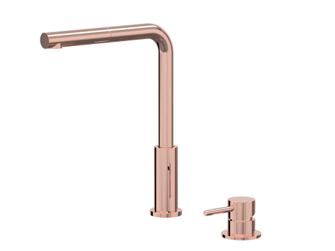 Tapware ParTaps Lugano Hob Mixer - Straight Pull-Out Colour: Copper Place & Palette