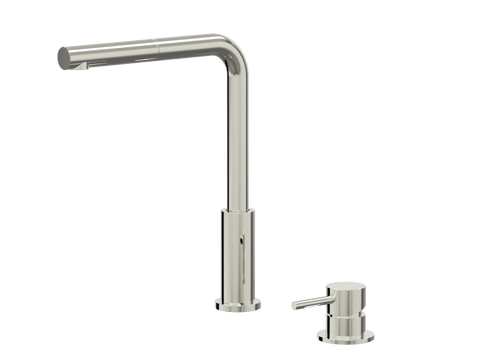 Tapware ParTaps Lugano Hob Mixer - Straight Pull-Out Colour: Luminick Place & Palette