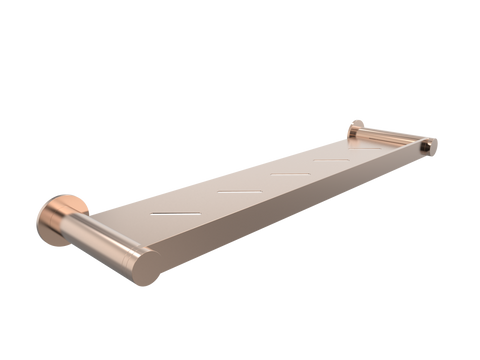 Accessories ParTaps Lugano Metal Shelf Colour: Brushed Brass Gold Place & Palette