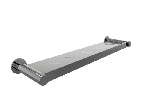 Accessories ParTaps Lugano Metal Shelf Colour: Brushed Gunmetal Place & Palette