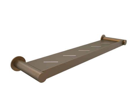 Accessories ParTaps Lugano Metal Shelf Colour: Native Brass Place & Palette