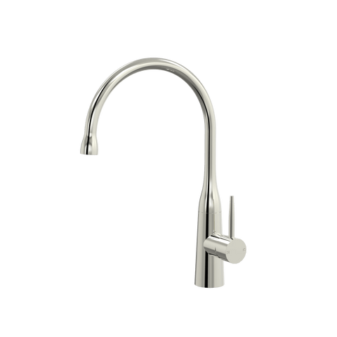 Tapware ParTaps Lugano Sink Gooseneck Mixer Colour: Luminick Style: Dome Place & Palette