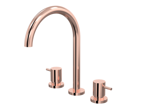 Tapware ParTaps Lugano Sink Set Hob Swivel Colour: Copper Place & Palette