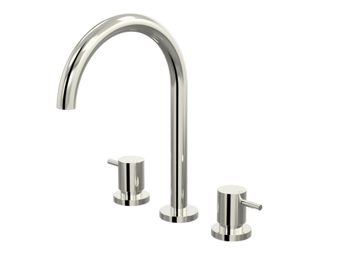 Tapware ParTaps Lugano Sink Set Hob Swivel Colour: Luminick Place & Palette