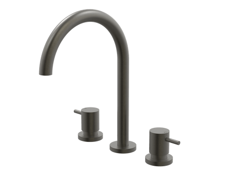 Tapware ParTaps Lugano Sink Set Hob Swivel Colour: Volcanic Grey Place & Palette