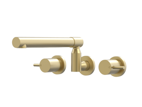 Tapware ParTaps Lugano Sink Set XL Wall Swivel Colour: Chrome Place & Palette