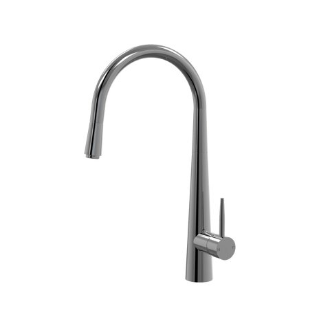 Tapware ParTaps Lugano Sink Straight Mixer Pull-Out Colour: Black Sapphire Style: Original Place & Palette