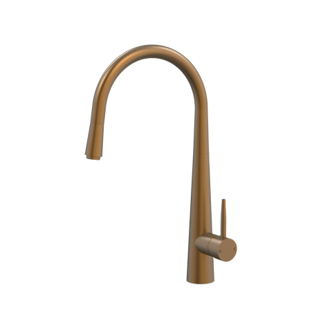 Tapware ParTaps Lugano Sink Straight Mixer Pull-Out Colour: Burnished Style: Original Place & Palette