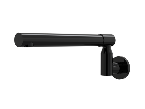 Tapware ParTaps Lugano Sink Wall Swivel - X-Large Colour: Midnight Black Place & Palette