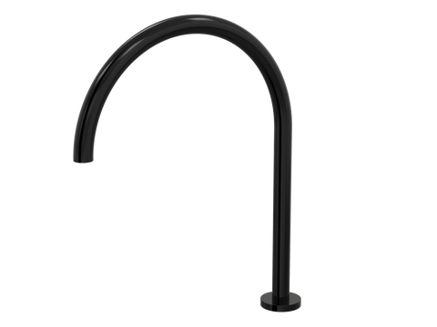Tapware ParTaps Lugano Spa Hob Swivel Outlet Colour: Midnight Black Style: X-Large Place & Palette