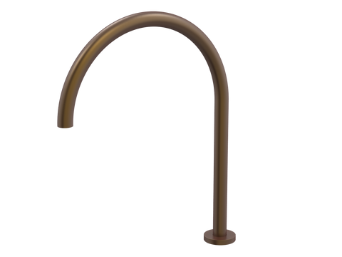 Tapware ParTaps Lugano Spa Hob Swivel Outlet Colour: Native Brass Style: X-Large Place & Palette