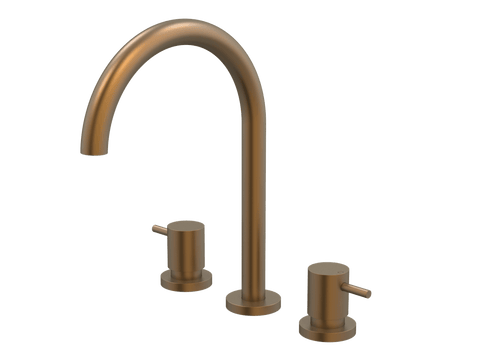 Tapware ParTaps Lugano Spa Set Hob Swivel Colour: Burnished Place & Palette