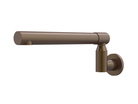 Tapware ParTaps Lugano Spa Wall Swivel Outlet Colour: Native Brass Style: X-Large Place & Palette