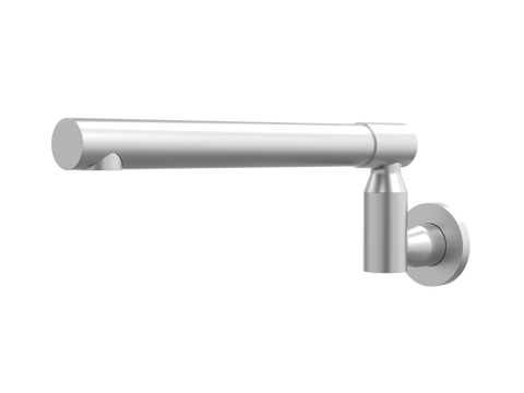 Tapware ParTaps Lugano Spa Wall Swivel Outlet Colour: Satin Pearl Style: X-Large Place & Palette