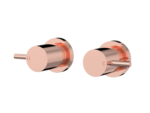 Tapware ParTaps Lugano Top Assemblies Wall Pair Colour: Copper Place & Palette