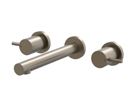Tapware ParTaps Lugano Wall Basin Set Colour: Antique Bronze Place & Palette