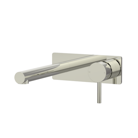 Tapware ParTaps Lugano Wall Bath Mixer Set On Plate Colour: Luminick Size: 160mm Place & Palette