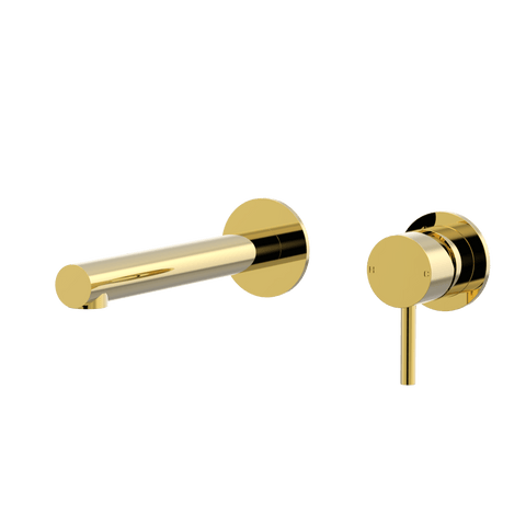 Tapware ParTaps Lugano Wall Bath Mixer Set Colour: Gold Size: 160mm Place & Palette
