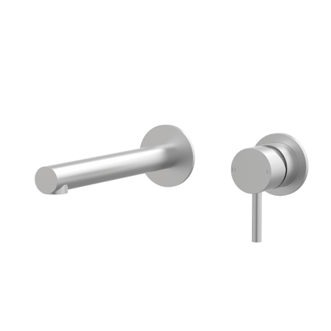 Tapware ParTaps Lugano Wall Bath Mixer Set Colour: Satin Pearl Size: 160mm Place & Palette