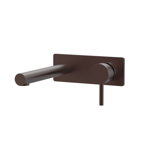 Tapware ParTaps Lugano Wall Mixer Basin Set On Plate Colour: Antique Copper Size: 200mm Place & Palette