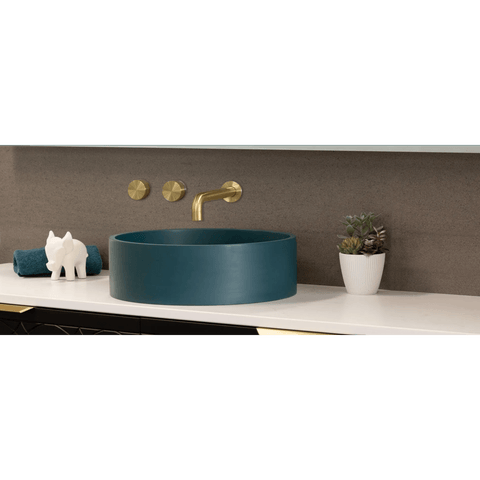 Basins The Peninsula Collection Lusso Concrete Basin Colour: Matte White Place & Palette