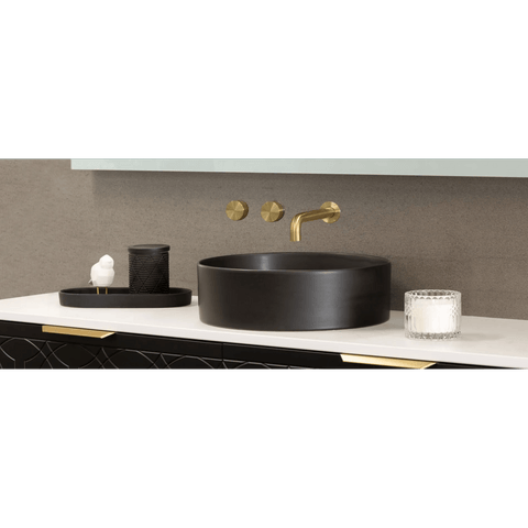 Basins The Peninsula Collection Lusso Concrete Basin Colour: Matte White Place & Palette