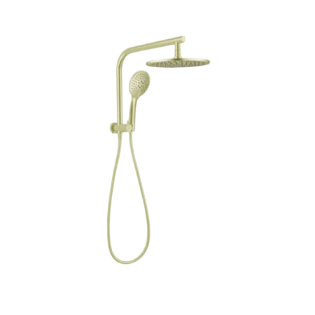 Showers Nero Mecca 2 In 1 Twin Shower Colour: Brushed Gold Place & Palette