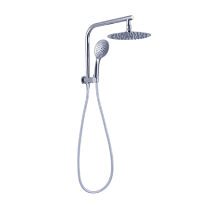 Showers Nero Mecca 2 In 1 Twin Shower Colour: Chrome Place & Palette