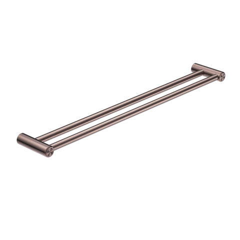 Accessories Nero Mecca Care 25mm Double Towel Grab Rail Colour: Brushed Bronze Size: 900mm Place & Palette